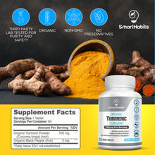 Load image into Gallery viewer, Turmeric Curcumin Complex with Black Pepper 60 Vegan Caps